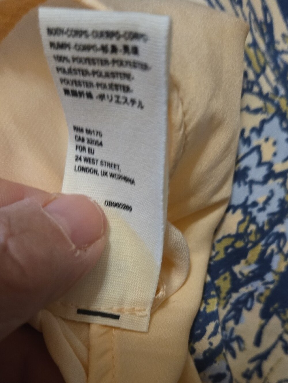Free People Yellow Floral Patchwork Blouse - Picture 7 of 8